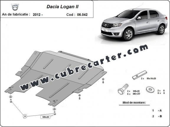 Cubre carter metalico Dacia Logan 2