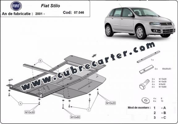 Cubre carter metalico Fiat Stilo