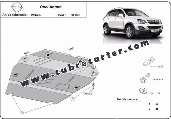 Cubre carter metalico Opel Antara