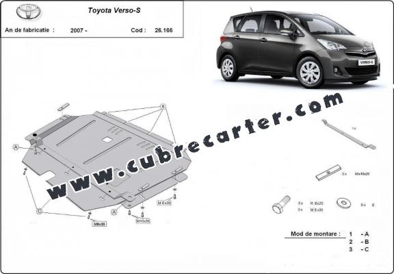 Cubre carter metalico Toyota Verso