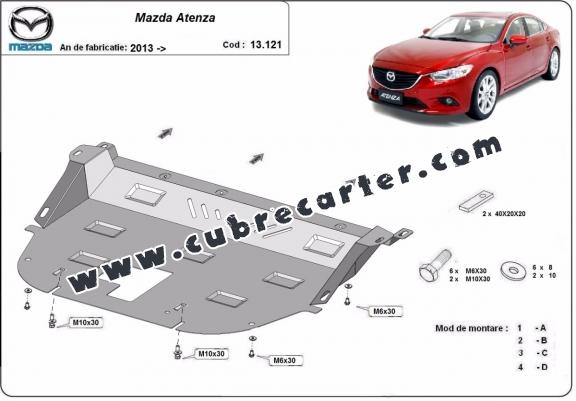 Cubre carter metalico Mazda Atenza