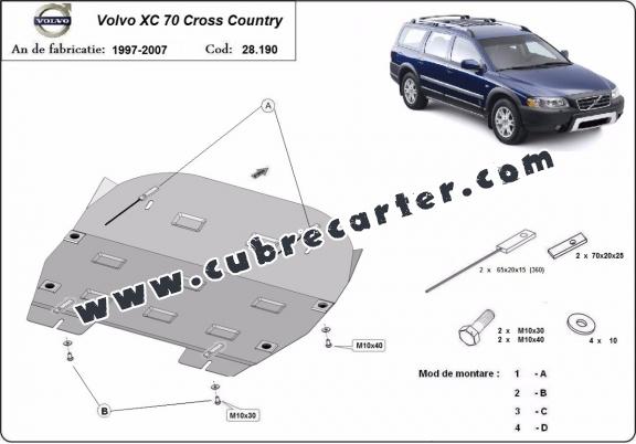 Cubre carter metalico Volvo XC70 Cross Country