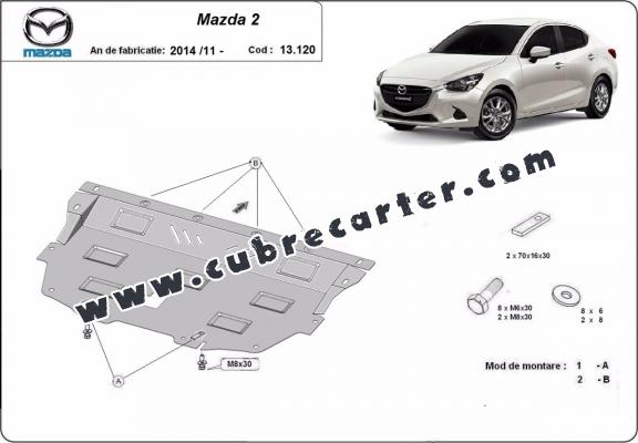 Cubre carter metalico Mazda 2