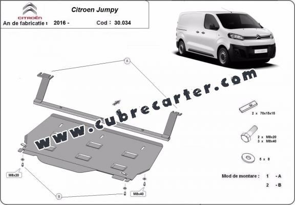 Cubre carter metalico Citroen Jumpy Furgoneta