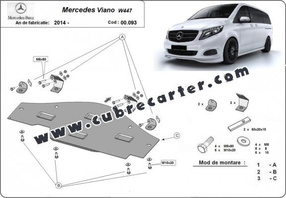 Protección del sistema Stop&Go Mercedes Viano W447, 4x2, 1.6 D