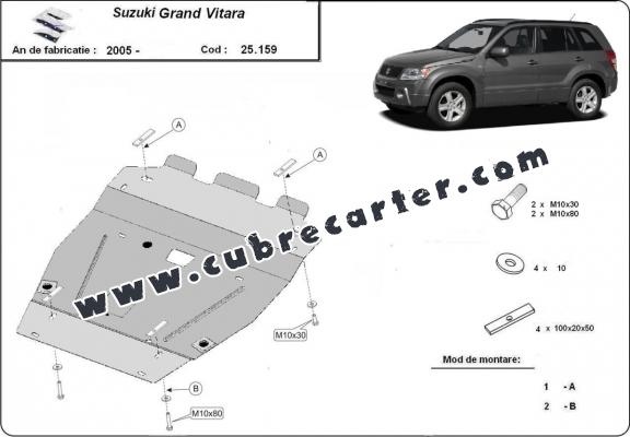 Cubre carter metalico Suzuki Grand Vitara 2