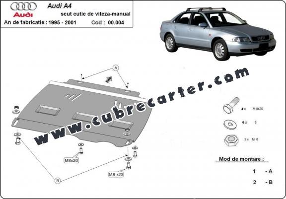 Protección del caja de cambios manuale Audi A4  B5