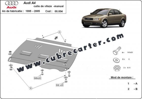 Protección del caja de cambios manuale Audi A4  B6