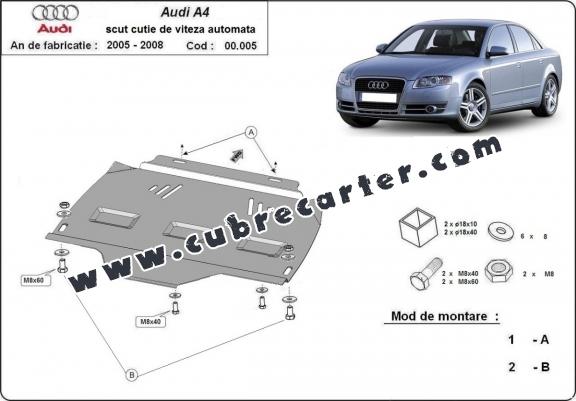 Protección del caja de cambios Audi A4  B7