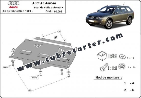 Protección del caja de cambios Audi Allroad A6