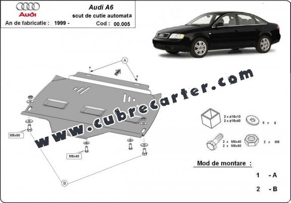 Protección del caja de cambios Audi A6