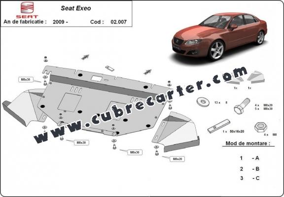 Cubre carter metalico Seat Exeo