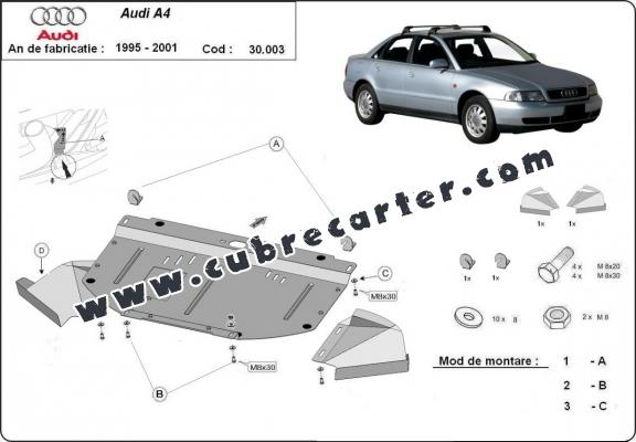 Cubre carter metalico Audi A4  B5