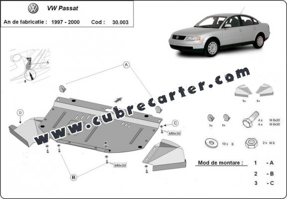 Cubre carter metalico VW Passat B5