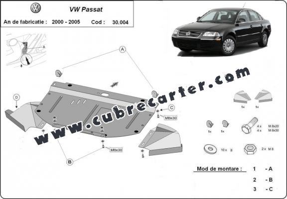 Cubre carter metalico VW Passat B5.5