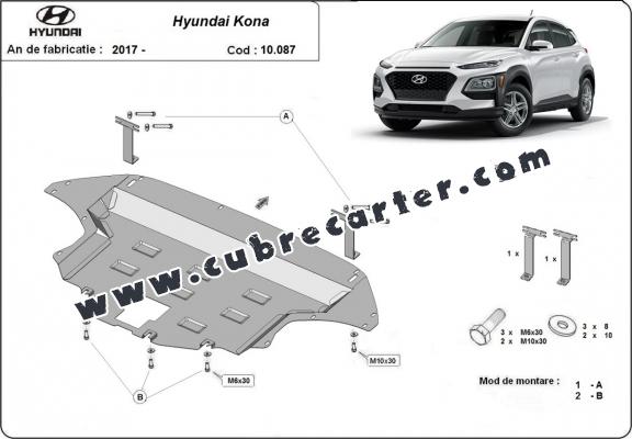 Cubre carter metalico Hyundai Kona