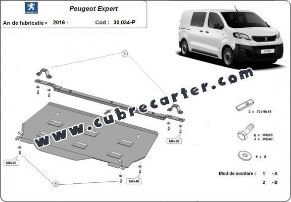 Cubre carter metalico Peugeot Expert MPV