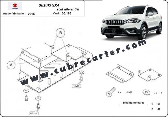 Protección del diferencial trasero Suzuki SX4