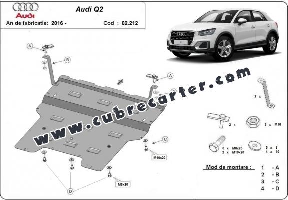 Cubre carter metalico Audi Q2