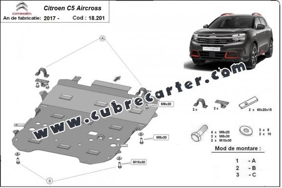 Cubre carter metalico Citroen C5 Aircross 