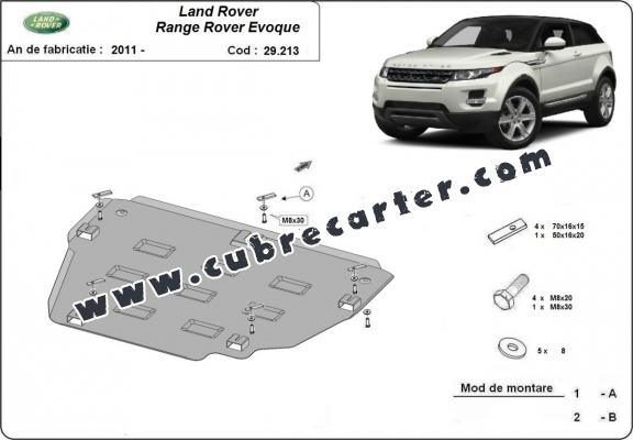 Cubre carter metalico Range Rover Evoque