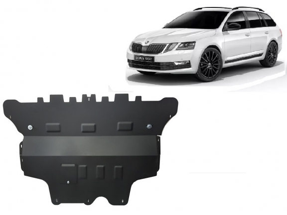 Cubre carter metalico Skoda Octavia 3 - Manual