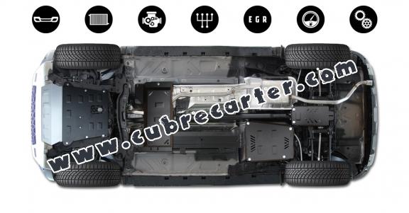 Cubre carter metalico Dacia Duster 4x4 - paquete promocional