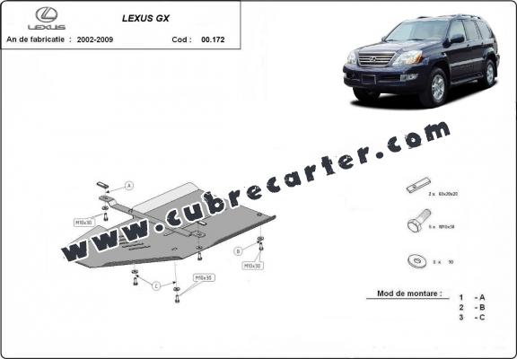 Protección del caja de cambios Lexus GX