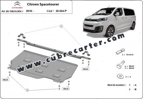 Cubre carter metalico Citroen Spacetourer MPV