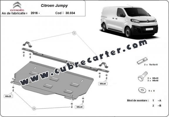 Cubre carter metalico Citroen Jumpy MPV