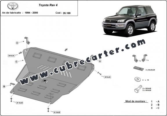 Cubre carter metalico Toyota RAV 4