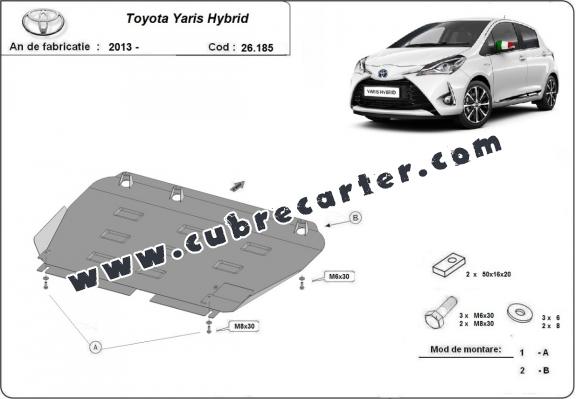 Cubre carter metalico Toyota Yaris XP150
