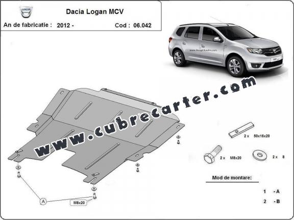 Cubre carter metalico Dacia Logan MCV