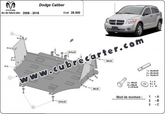 Cubre carter metalico Dodge Caliber