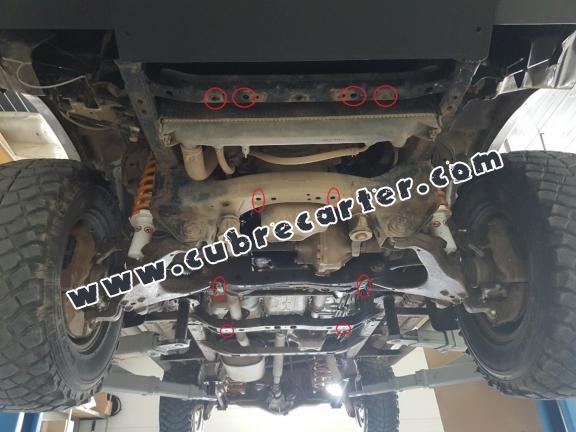 Cubre carter metalico Toyota Land Cruiser J90