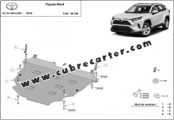 Cubre carter metalico Toyota Rav4