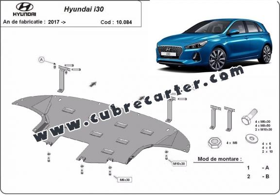 Cubre carter metalico Hyundai I30