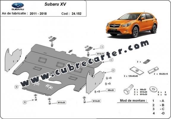 Cubre carter metalico Subaru  XV