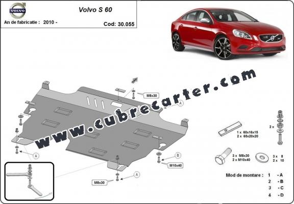 Cubre carter metalico Volvo S60