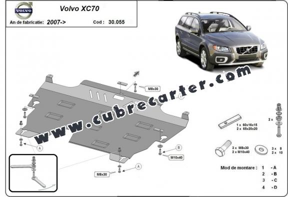 Cubre carter metalico Volvo XC70