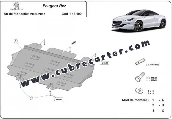 Cubre carter metalico Peugeot Rcz