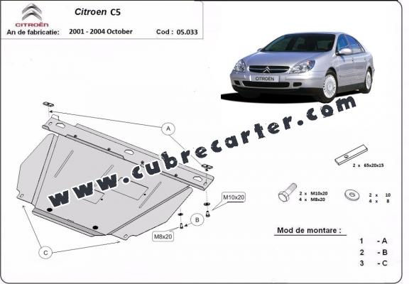 Cubre carter metalico Citroen C5