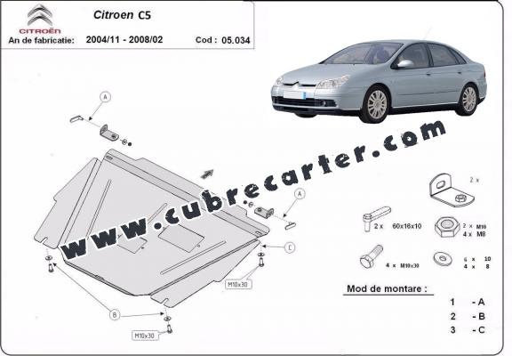 Cubre carter metalico Citroen C5