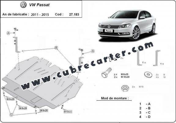 Cubre carter metalico VW Passat B7