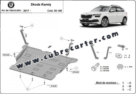 Cubre carter metalico Skoda Kamiq