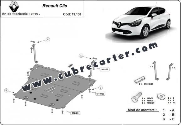 Cubre carter metalico Renault Clio 5