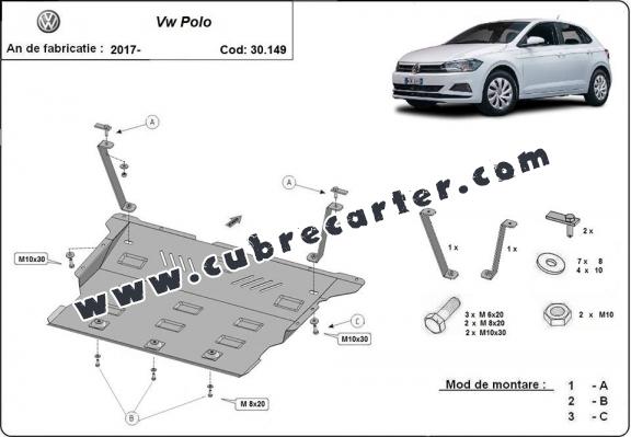 Cubre carter metalico VW Polo