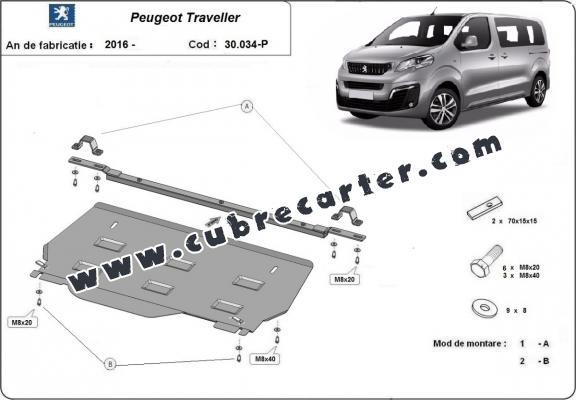 Cubre carter metalico Peugeot Traveller MPV