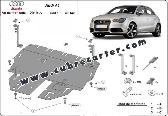 Cubre carter metalico Audi A1
