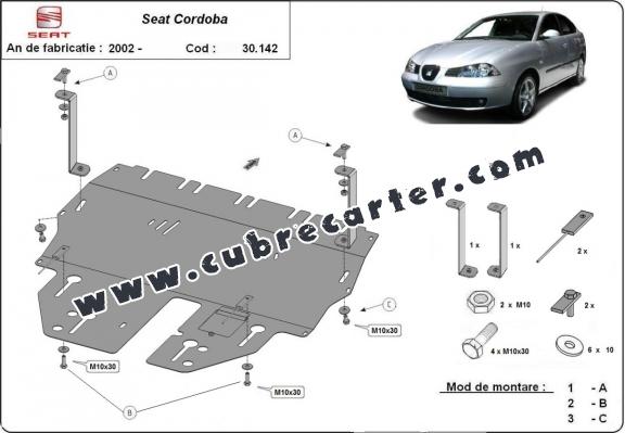 Cubre carter metalico Seat Cordoba